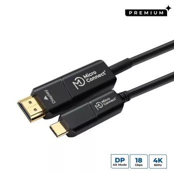 Microconnect USB3.1CHDMI10OP Videokabel-Adapter 10 m USB Type-C HDMI Schwarz