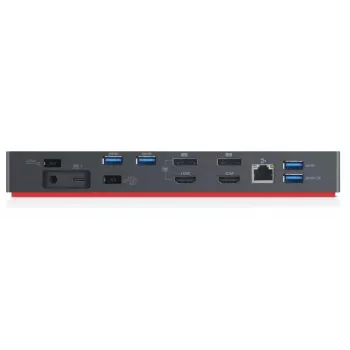 Lenovo 40AN0135DK Laptop-Dockingstation/Port-Replikator Kabelgebunden Thunderbolt 3 Schwarz