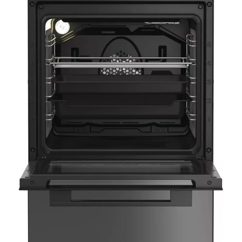 Whirlpool W5V8LCSA Freistehender Herd Elektro-Keramikkochfeld Anthrazit
