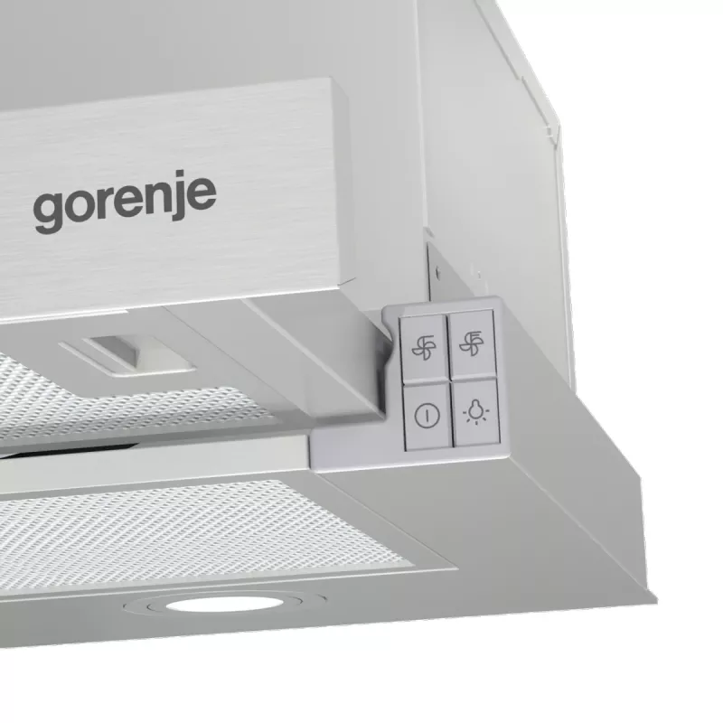 Gorenje TH62E4X Halb eingebaut (herausziehbar) Edelstahl 450 m³/h