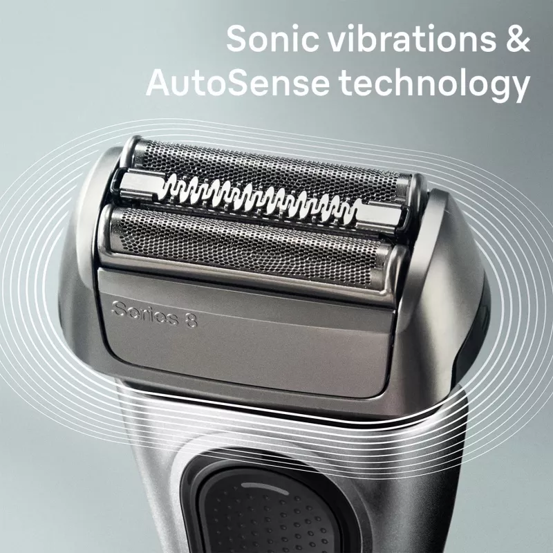 Braun Series 8 8517s Elektrorasierer – nass & trocken, silber