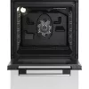 Whirlpool W5V5LCW Freistehender Herd Elektro-Kochfeld Glaskeramik Schwarz, Weiß