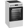 Whirlpool W5V5LCW Freistehender Herd Elektro-Kochfeld Glaskeramik Schwarz, Weiß