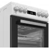 Whirlpool W5V5LCW Freistehender Herd Elektro-Kochfeld Glaskeramik Schwarz, Weiß