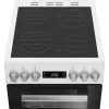 Whirlpool W5V5LCW Freistehender Herd Elektro-Kochfeld Glaskeramik Schwarz, Weiß