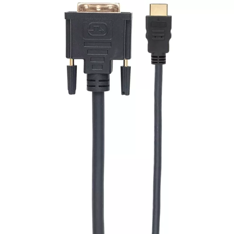 Techly Videokabel HDMI auf DVI-D M/M 3m ICOC HDMI-D-030, 3 m, HDMI, DVI-D, Stecker, Stecker, Gold