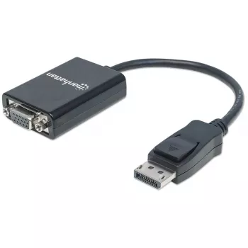 manhattan-displayport-zu-vga-hd15-konverterkabel-15cm-stecker-auf-buchse-aktiv-dp-mit-verriegelung-schwarz-lebenslange-garantie-entspricht-dp2vga2