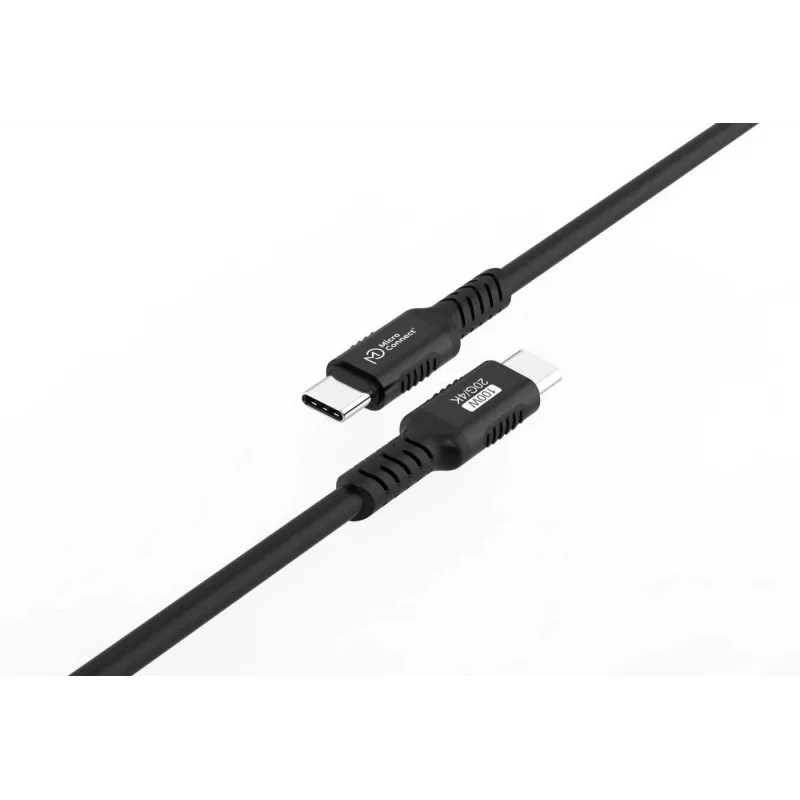 MicroConnect USB-C-auf-USB-C-Premium-Kabel, USB4 20 Gbps, 4 m (MC-USB4-CC20LQ-4)