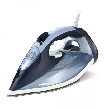 Dampfbügeleisen Philips DST7020/20 — 2800 W, SteamGlide Plus-Bügelsohle, 50 g/min Dauerdampf, 250 g/min Dampfstoß, 0,3 l Wassertank, blau