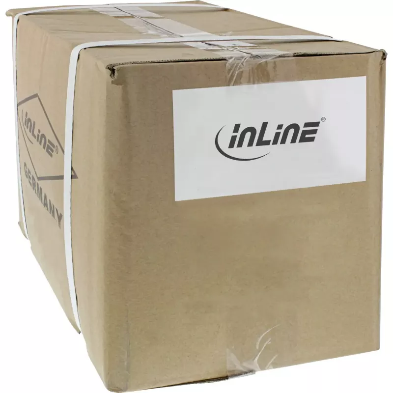 InLine B-76805G Cat6A S/FTP (PiMF) halogenfreies Patchkabel, 5 m, grün, 25er-Pack