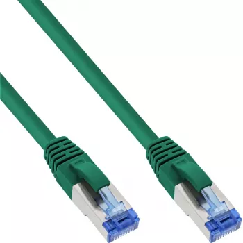 InLine B-76803G Cat6A S/FTP (PiMF) halogenfreies Patchkabel, 3 m, grün, 25er-Pack