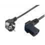 Microconnect PE010510 Stromkabel Schwarz 1 m CEE7/7 C13 Kupplung