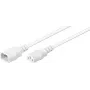 Microconnect PE040630W Stromkabel Weiß 3 m C14-Kupplung C13-Kupplung