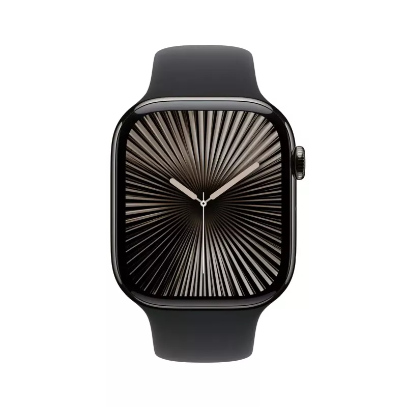Smartwatch Apple Watch Series 10 GPS + Cellular 46mm Schiefer-Titan-Gehäuse Schwarz