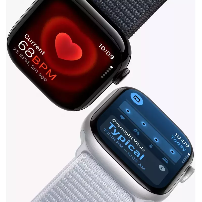Smartwatch Apple Watch Series 10 GPS + Cellular 46mm Schiefer-Titan-Gehäuse Schwarz