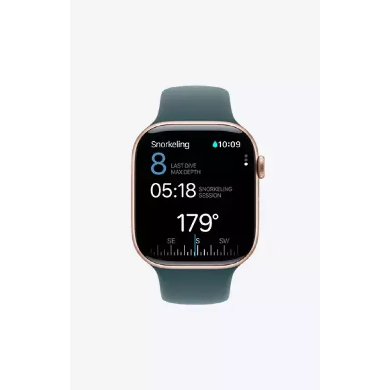 Smartwatch Apple Watch Series 10 GPS + Cellular 46mm Schiefer-Titan-Gehäuse Schwarz