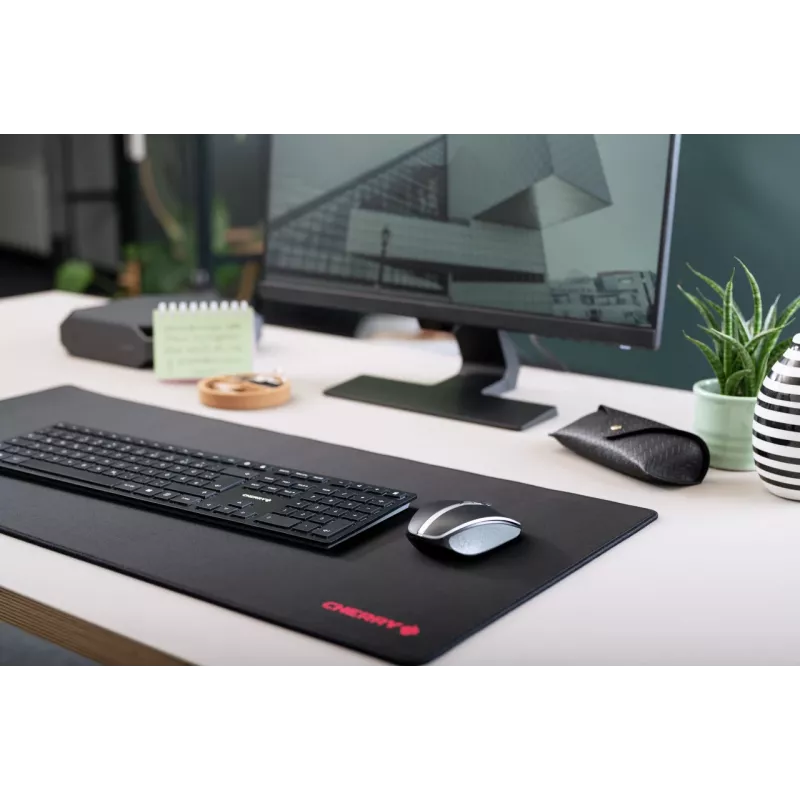CHERRY KW 9100 schlank Tastatur Universal RF Wireless + Bluetooth QWERTZ Schweizer Layout Schwarz