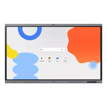 Samsung LH75WAFPLGC interaktives Whiteboard 190,5 cm (75 Zoll) 3840 x 2160 Pixel Touchscreen Schwarz, Grau