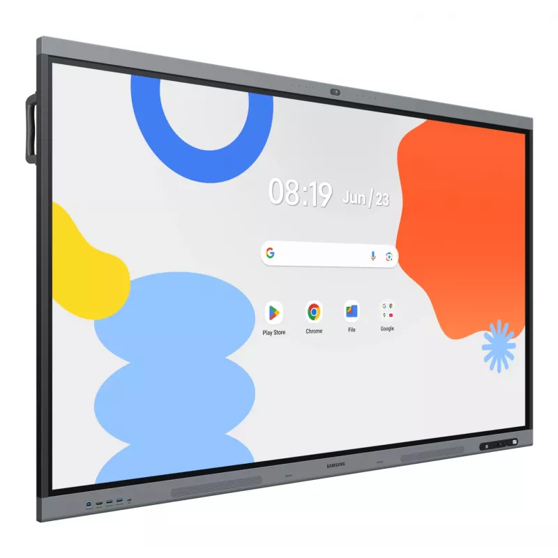 Samsung LH75WAFPLGC interaktives Whiteboard 190,5 cm (75 Zoll) 3840 x 2160 Pixel Touchscreen Schwarz, Grau