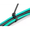 DeLOCK Wiederverwendbare hitzebeständige Kabelbinder, 300 x 7,6 mm, Schwarz, 100 Stück