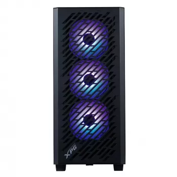 XPG VALOR AIR PRO Mid-Tower Gehäuse, Midi Tower, PC, Schwarz, ATX, EATX, micro ATX, Mini-ATX, SPCC, Gehärtetes Glas, Multi