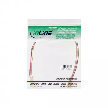 InLine Lüfterkabelverlängerung 3-polig Molex Stecker/Buchse Länge 1m