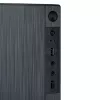 Akyga AK35BK Micro-ATX-PC-Gehäuse, Micro ATX / Flex ATX / Mini ITX, 2x USB 2.0, ohne Netzteil, schwarz