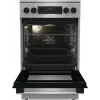 Gorenje GECS5C70XA Herd Freistehender Herd Elektro Glaskeramik-Kochfeld Edelstahl