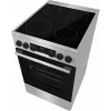 Gorenje GECS5C70XA Herd Freistehender Herd Elektro Glaskeramik-Kochfeld Edelstahl