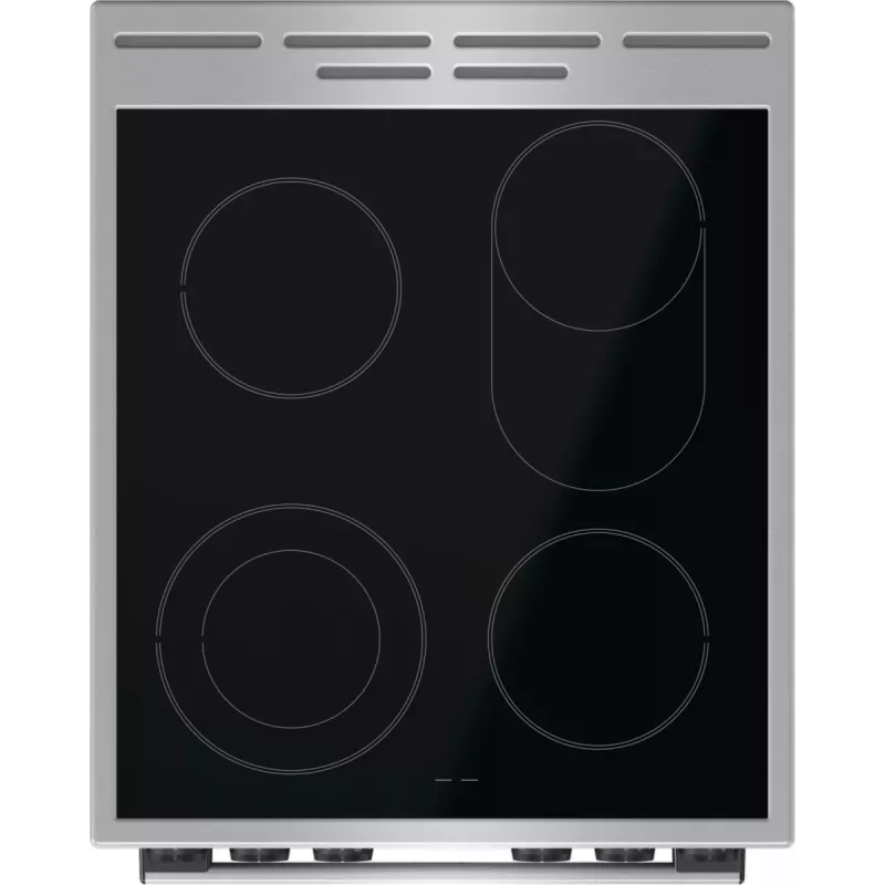 Gorenje GECS5C70XA Herd Freistehender Herd Elektro Glaskeramik-Kochfeld Edelstahl