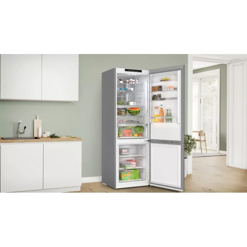 Bosch Serie 6 KGN49LBCF Kühl-Gefrierkombination Freistehend 440 L Schwarz