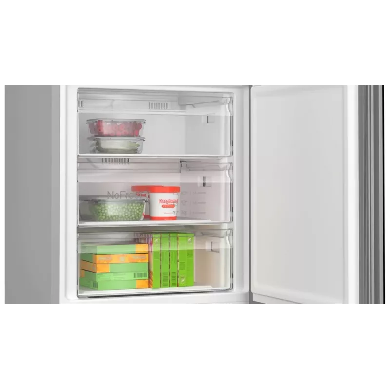 Bosch Serie 6 KGN49LBCF Kühl-Gefrierkombination Freistehend 440 L Schwarz