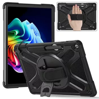 eSTUFF ES68290014-BULK Hülle für Microsoft Surface Pro 12, mit Hand- und Schultergurt