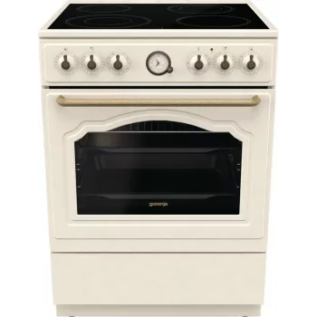 Gorenje GECS6B70CLI Freistehender Herd Glaskeramikkochfeld Beige