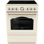 Gorenje GECS6B70CLI Freistehender Herd Glaskeramikkochfeld Beige