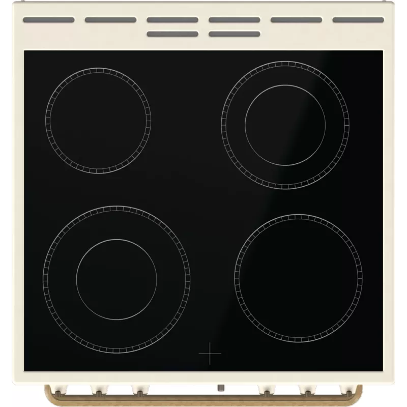 Gorenje GECS6B70CLI Freistehender Herd Glaskeramikkochfeld Beige