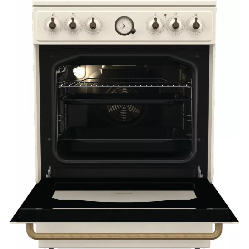 Gorenje GECS6B70CLI Freistehender Herd Glaskeramikkochfeld Beige