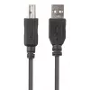 USB 2.0 Kabel LANBERG CA-USBA-15CU-0030-BK, USB A auf USB B, 3 m, schwarz
