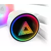 Montech LightFlow ARGB 360 Prozessor All-in-One-Wasserkühlung 12 cm Weiß 1 Stk.