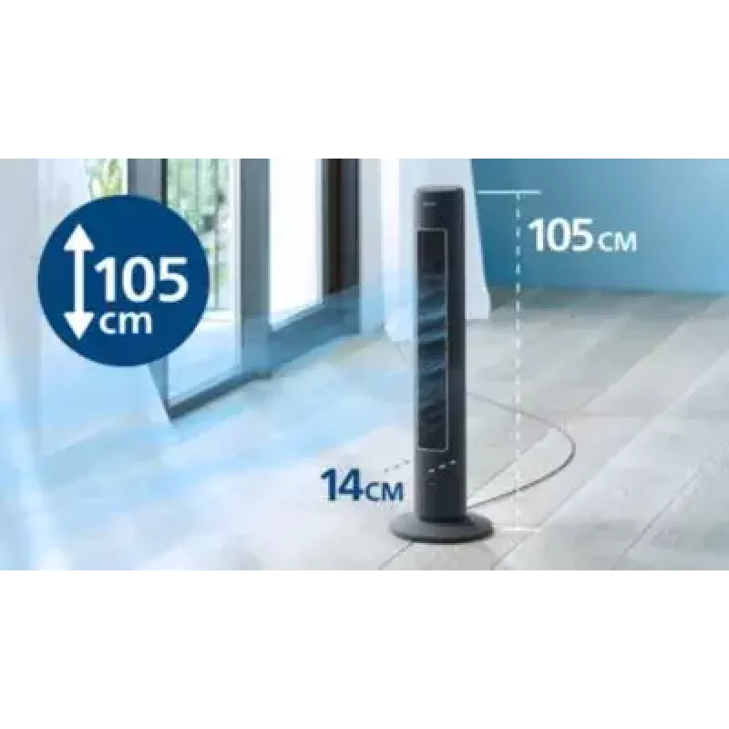 Philips 5000 Serie CX5535/11 Turmventilator