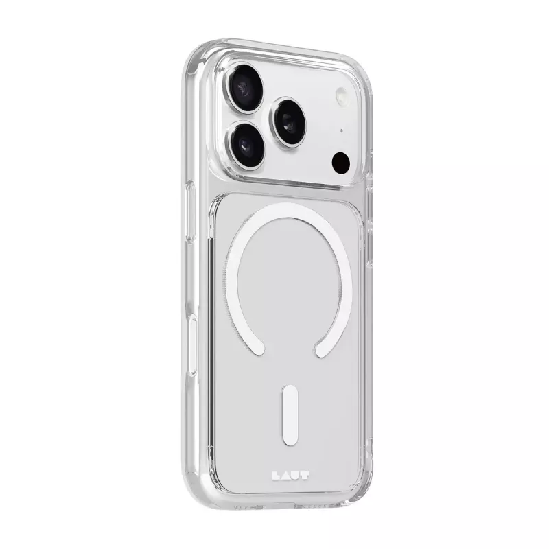 Cover LAUT CRYSTAL FLURO iPhone 17 Pro Hellgrau 16 cm