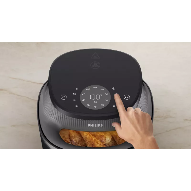 Heißluftfritteuse Philips 3000 Serie NA330/00 — 6,2 l, 1700 W, Touch-LED, schwarz