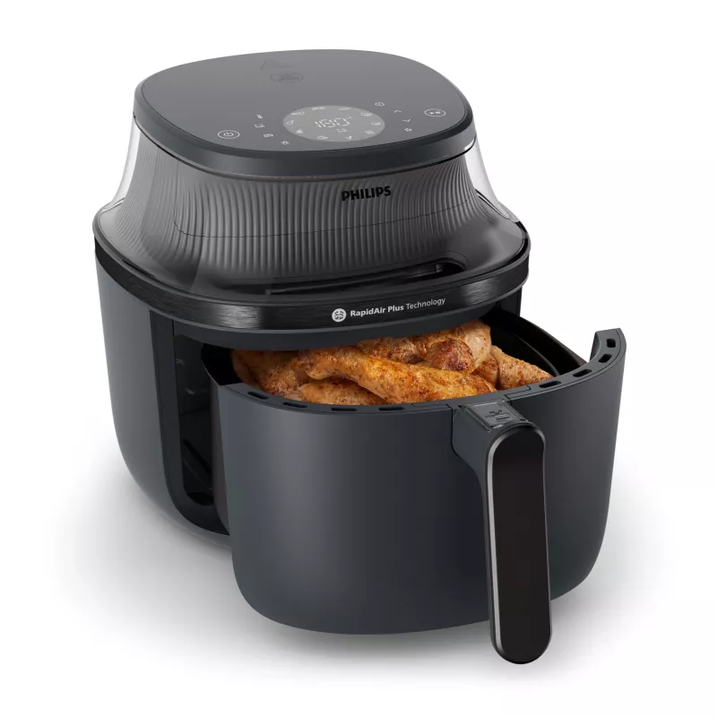 Heißluftfritteuse Philips 3000 Serie NA330/00 — 6,2 l, 1700 W, Touch-LED, schwarz