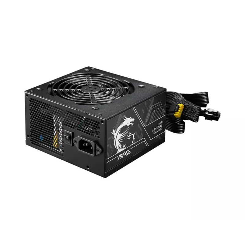 Netzteil MSI MAG A650BN PCIE5 II 650W 20+4 pin ATX 80 PLUS Bronze Schwarz