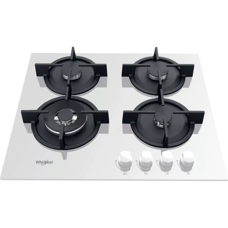 Whirlpool AKT 625/WH Schwarz, Weiß Einbau 60 cm Gas 4 Zone(n)