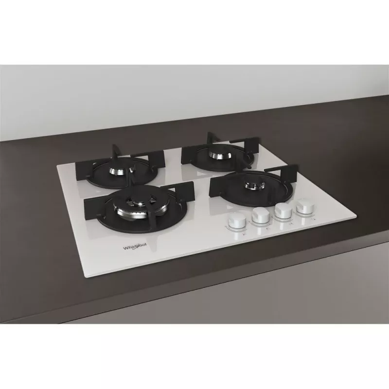 Whirlpool AKT 625/WH Schwarz, Weiß Einbau 60 cm Gas 4 Zone(n)