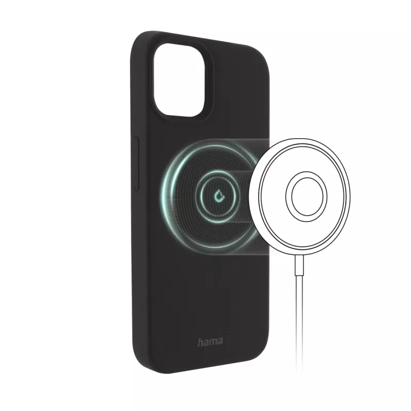 Hama MagCase Finest Feel PRO Handyhülle 15,5 cm (6,1 Zoll) Cover Schwarz