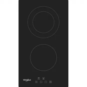 Whirlpool WRD 6030 B Schwarz Einbau 30 cm Glaskeramik-Kochfeld 2 Zone(n)