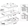Whirlpool WLB6860NE/S Silber Einbau-Induktionskochfeld 4 Zonen