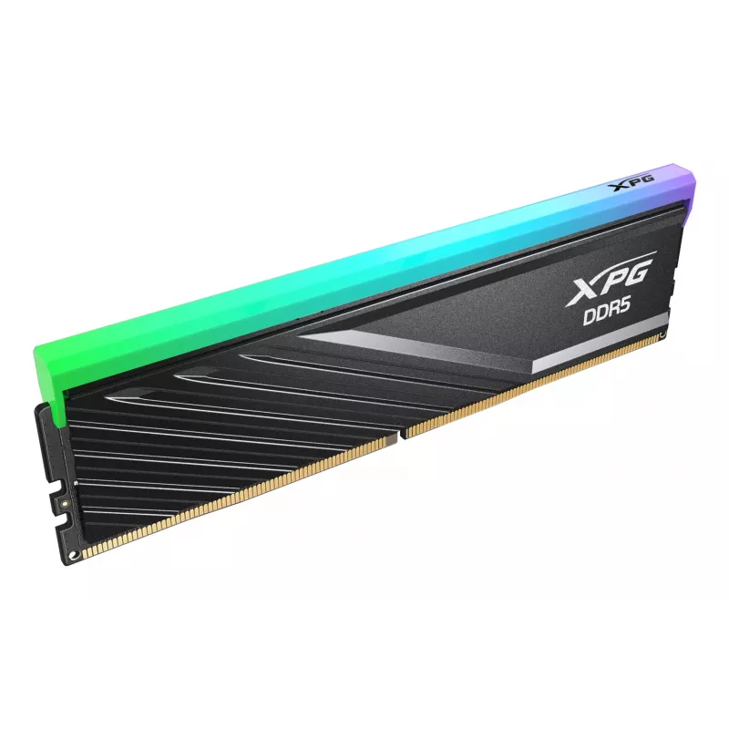 ADATA DIMM 16 GB DDR5-5600 (2x 8 GB) Dual-Kit (schwarz, AX5U5600C468G-DTLABRBK, XPG Lancer Blade RGB, INTEL XMP, AMD EXPO) - 16 GB - DDR5